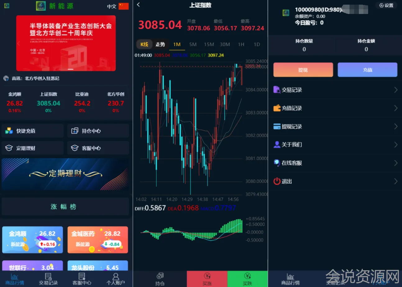 2022 11月微交易系统股票理财系统 修复版